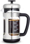 Easyworkz Stainless Steel French Press, 12 oz Coffee Tea Maker with Soft Grip Handle