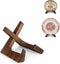 3.5 Inch Plate Stand for Display, Wooden Easel Frame Holder for Large Deep Bowls, Platters, Dishes