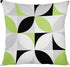 ArtSocket Set of 4 Decorative Throw Pillow Covers, Green Black Lime Mosaic Pattern, 18x18 Inches Square Pillowcases