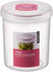 LOCK & LOCK Easy Essentials Twist Food Storage lids/Airtight containers, BPA Free, Tall-30.4oz Clear