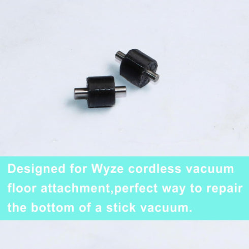 PIAOLGYI 4 Pack Replacement Small Wheels for Wyze Cordless Vacuum Floor Attachment, Compatible with Wyze Cordless