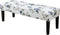 CRFATOP Printed Dining Bench Cover Rectangle Bench Seat Cushion Slipcovers Stretch Removable