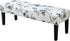 CRFATOP Printed Dining Bench Cover Rectangle Bench Seat Cushion Slipcovers Stretch Removable