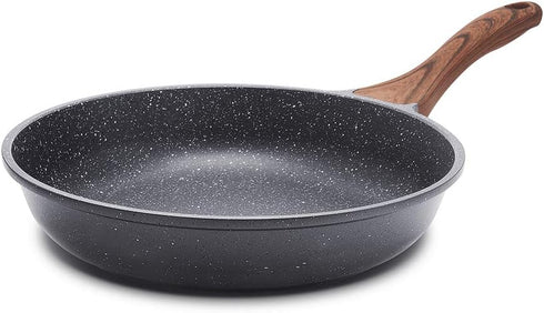 SENSARTE 9.5 Inch Nonstick Frying Pan, Swiss Granite Coating Chef's Pan, PFOA Free