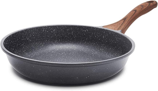 SENSARTE 9.5 Inch Nonstick Frying Pan, Swiss Granite Coating Chef's Pan, PFOA Free