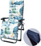Shapeazy 67 Inch Patio Lounge Chair Cushion,Rocking Chair Sofa Cushion, Indoor/Outdoor Floral Printed