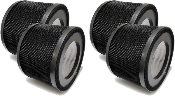 Nispira True HEPA Replacement Filter for Air Purifier, Compatible with Tao Tronics TT-AP001, 4 Packs Included