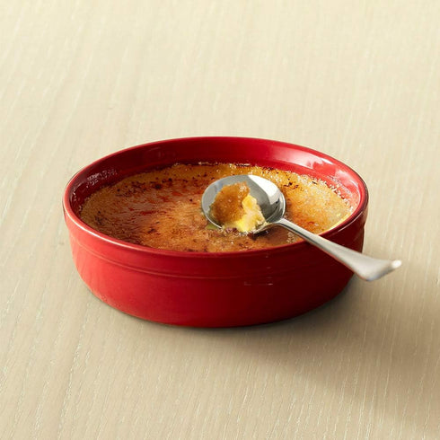 Emile Henry Creme Brulee Dishes, 5" x 1.5" (Set of 2) | Burgundy