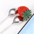 Stainless Steel Mini Coffee Espresso Spoon, Dessert Teaspoons Small Soup Spoons, Silver Cute Animals Coffee Spoon, Set