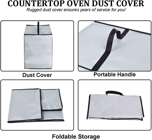 Air Fry Countertop Oven Cover: Waterproof Heat-Resistant Dust-Proof Cover for Ninja SP101/SP351
