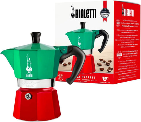Bialetti - Moka Express Italia Collection: Iconic Stovetop Espresso Maker, Makes Real