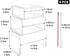 Cerpourt 2 Sets Risers(4",5",6") ((4"x5"x6") Acrylic Display Product Stand Clear Risers)