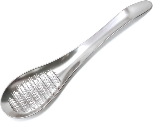 Honbay 1PCS Stainless Steel Garlic Ginger Fruits Root Vegetable Grater Grinder Spoon for