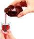 Kolder Mini Measure Heavy Glass, 20-Incremental Measurements, Multi-Purpose Liquid and Dry Measuring Shot Glass, Black