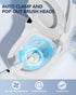 Set, 8 6 2 Leebein Electric Toilet Brush and Holder Electric Toilet Bowl Scrubber Kit with Replaceable Brush Heads