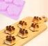 homEdge Jumbo Puppy Dog Paw Molds - 6 Cavity Silicone Treats Molds, Set of 4PCS for Chocolate, Candy, Ice