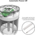 Green Portable Mini Humidifier, 500ml USB Desktop Cool Mist for Baby Bedroom, Travel, Home - Auto Shut-Off