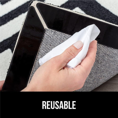 Gorilla Grip 16 Pack Rug Gripper Pads - Reusable Dual-Sided Flexible Sticky Pads to Keep Area Rugs in Place