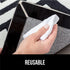Gorilla Grip 12 Pack Rug Gripper Pads - Keep Area Rugs Corners from Curling, Reusable Dual-Sided Flexible Sticky Pad