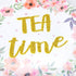 SUNBEAUTY 14 Pcs Tea Party Photo Booth Props, Alice in Wonderland Party Supplies for Garden Party Bridal Shower