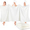Preboun 2 Pcs Oversized Fleece Bath Towels, 40 x 80 Inch Bath