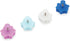 Fox Run Assorted Winter Snowflake Pastry/Cookie/Pie/Fondant Stamper and Cutters 2", Set of 4, Multi-Color