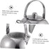 1pc Metal Tea Kettle with Infuser, Stainless Steel Pot Filter Screen for Coffee
