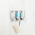 Better Living Aviva 3 Chamber Shower Dispenser, Wall Mount, 3 x 11 oz, Satin Silver, No Drill