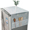Refrigerator Dust-Proof Cover - Waterproof PEVA Material with Storage Pockets for Multi-Purpose Use