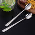 Buyer Star 8 Inch Long Handle Iced Tea Spoons Set of 6, 18/10 Coffee Spoon Sets for Mixing, Cocktail Stirring