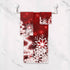 Set 3, 1 ALAZA Christmas Bathroom Towels Decorative Red of Bath Hand Washcloth White Snowflake Soft Luxury Kitchen Spa