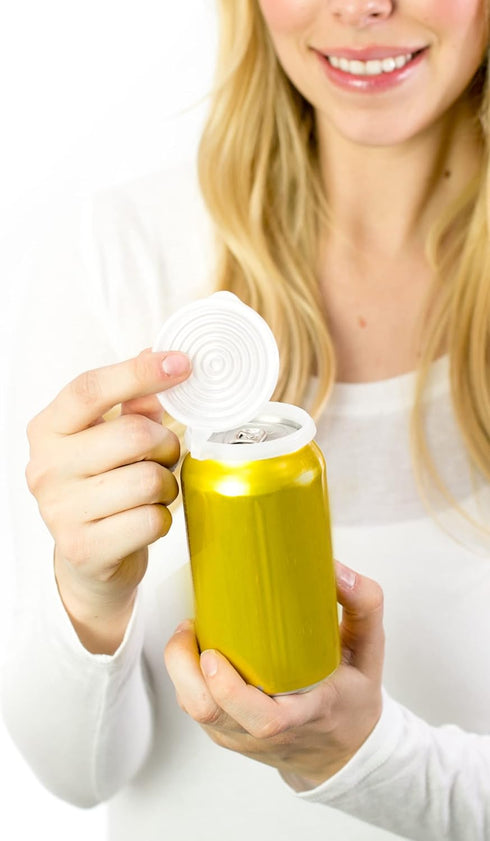 Smarter-Seal 24-Pack Reusable BPA Free Can Lids, Protectors for Soda, Beer, Energy Drinks
