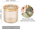 6 Pack,Seasoning Set Acrylic Condiment Spice Jars,Condiment Spice Box With Lids and Spoons and Tray,Clear Plastic