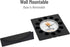 Mind Reader Single Serve Coffee Pod Clock, 12 Pod Capacity, Black Countertop or Wall Mount, 12.5" L x 4.25" W x 12.25" H