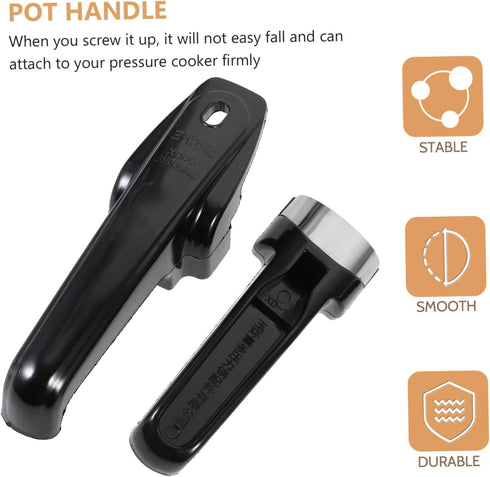 1 Set pressure cooker handle pressure pot handle pressure cooker part universal handle for replacement replaceable pot handle ollas bakelite three generations detachable pot ears