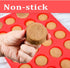 CAKETIME Silicone Muffin Pan Mini 24 Cups - Nonstick Food Grade Baking Pan