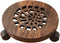 SINOBEST Wood Plant Caddy, Heavy Duty Rolling Planter Dolly With Rotating Casters, Movable