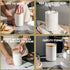 Sweejar Ceramic Kitchen Canisters, Stackable Food Storage Jar with Airtight Seal Wooden Lid, 16 Fl Oz (Gray)