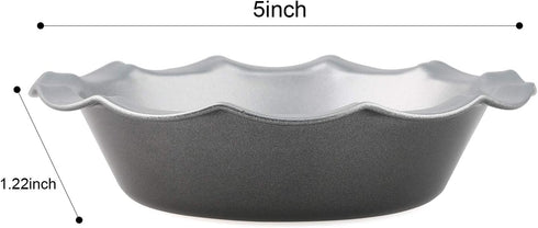 Mini Pie Pans Set of 8 Small Pie Tins Nonstick Round Pie Plate for Baking by CHWAIKA