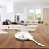 Littlefa Funny Coffee Quote Black Sign - All We Need is Love And Coffee Ceramic Coffee Spoon Holder - Coffee Station