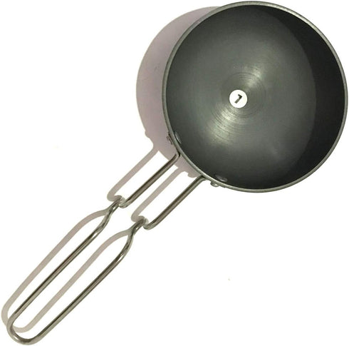 SHRIYA Mini Tadka Pan - Large Aluminium Fry Pan for Spice Heating, Saag Dal, Kadhi, Dhokla, Vaghariya