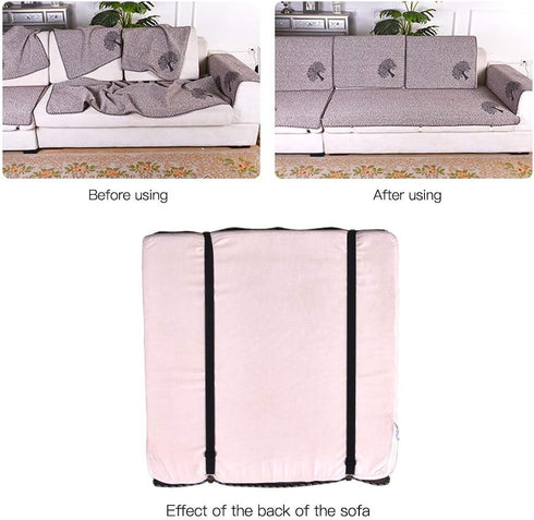 Adjustable Bed Sheet Clips, Heavy Duty Sheet Fasteners Holder Straps for Mattress, Sofa, Couch, Recliner