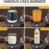 Mug Warmer for Desk, Auto Shut Off Coffee Cup Warmer, Candle Warmer Plate with Timer (2h/4h/8h), Black.