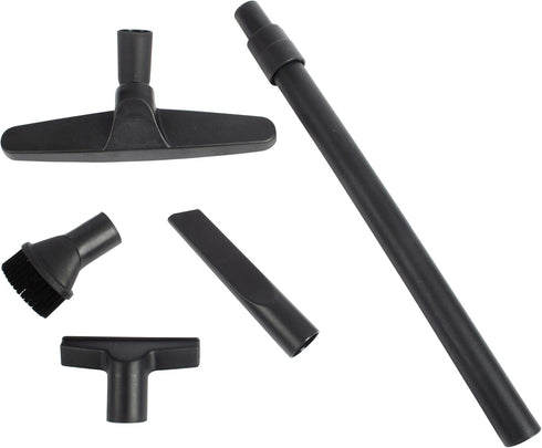 Cen-Tec Systems 95402 Extension, 35mm Diameter Miele and Sebo Vacuums, Attachment Set with Ratchet Wand, Black
