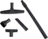 Cen-Tec Systems 95402 Extension, 35mm Diameter Miele and Sebo Vacuums, Attachment Set with Ratchet Wand, Black