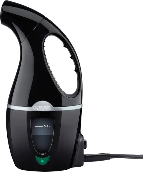 Conair Handheld Travel Garment Steamer, CompleteSteam 1100W for Home, Office, and Travel, Black