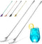 2-Pack 12 Inches Stainless Steel Bartender Mixing Spoon Cocktail Stirrers with Long Handle