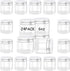 24Pack 6 oz Empty Plastic Jars with Lids - Clear, Wide Mouth, Airtight Gift & Food Jars for Travel, Home, Kitchen