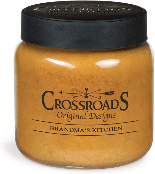 16 Ounce Jar Candle - Grandma's Kitchen, Orange (CR-GK16)