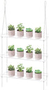 Sumerflos 3-Tier Acrylic Window Boxes Plant Shelves for Windows, Acrylic Hanging Window